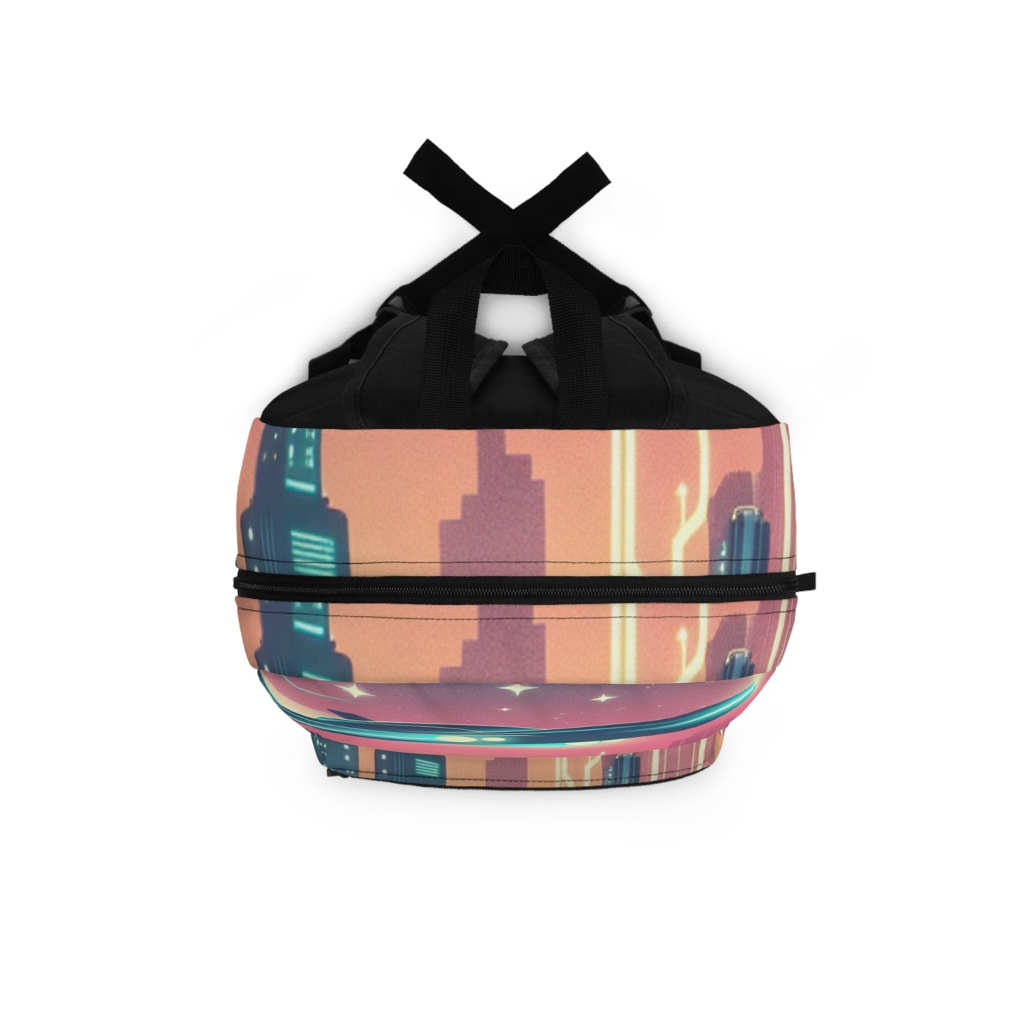 Futuristic Skyline Scene- Backpack