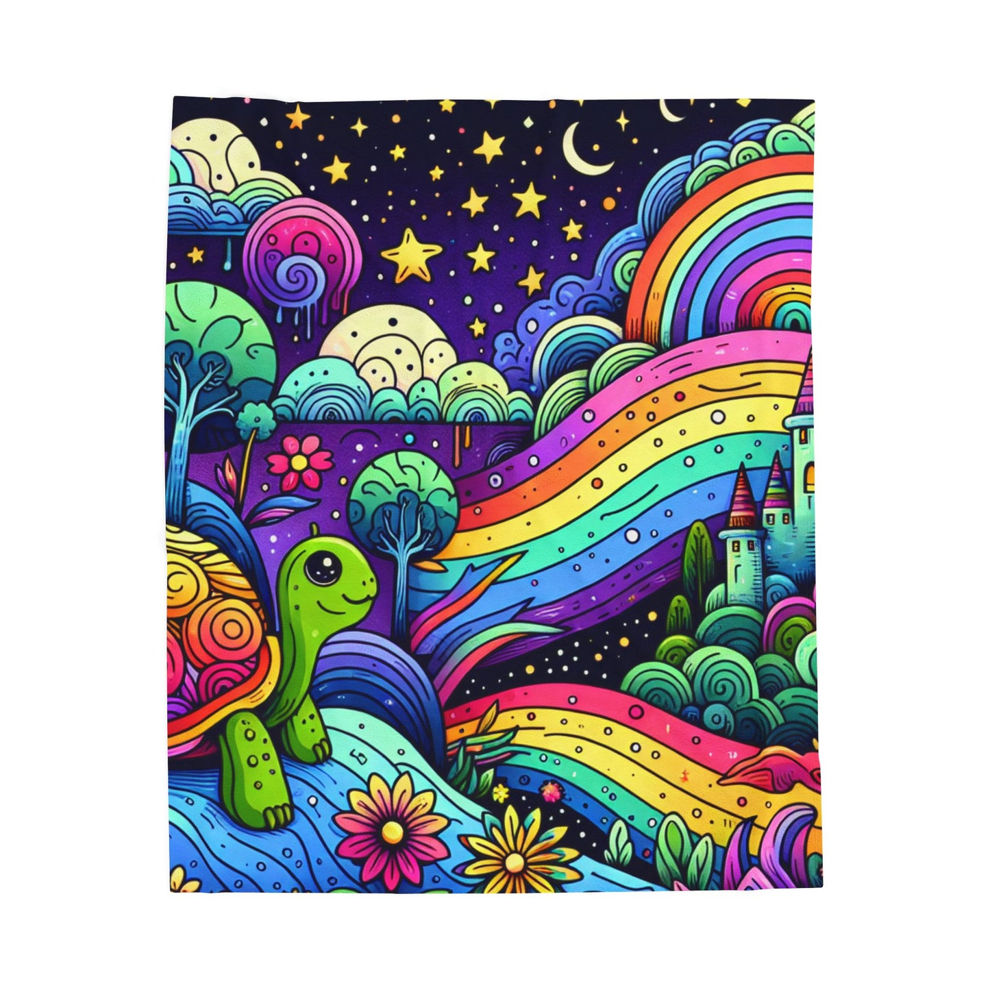 Rainbow Journey Tale - Plush Blanket