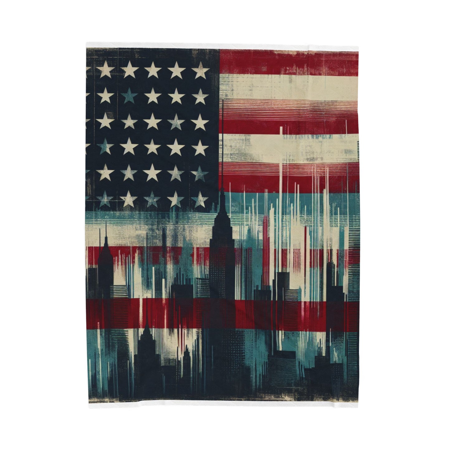 American Pulse- Plush Blanket