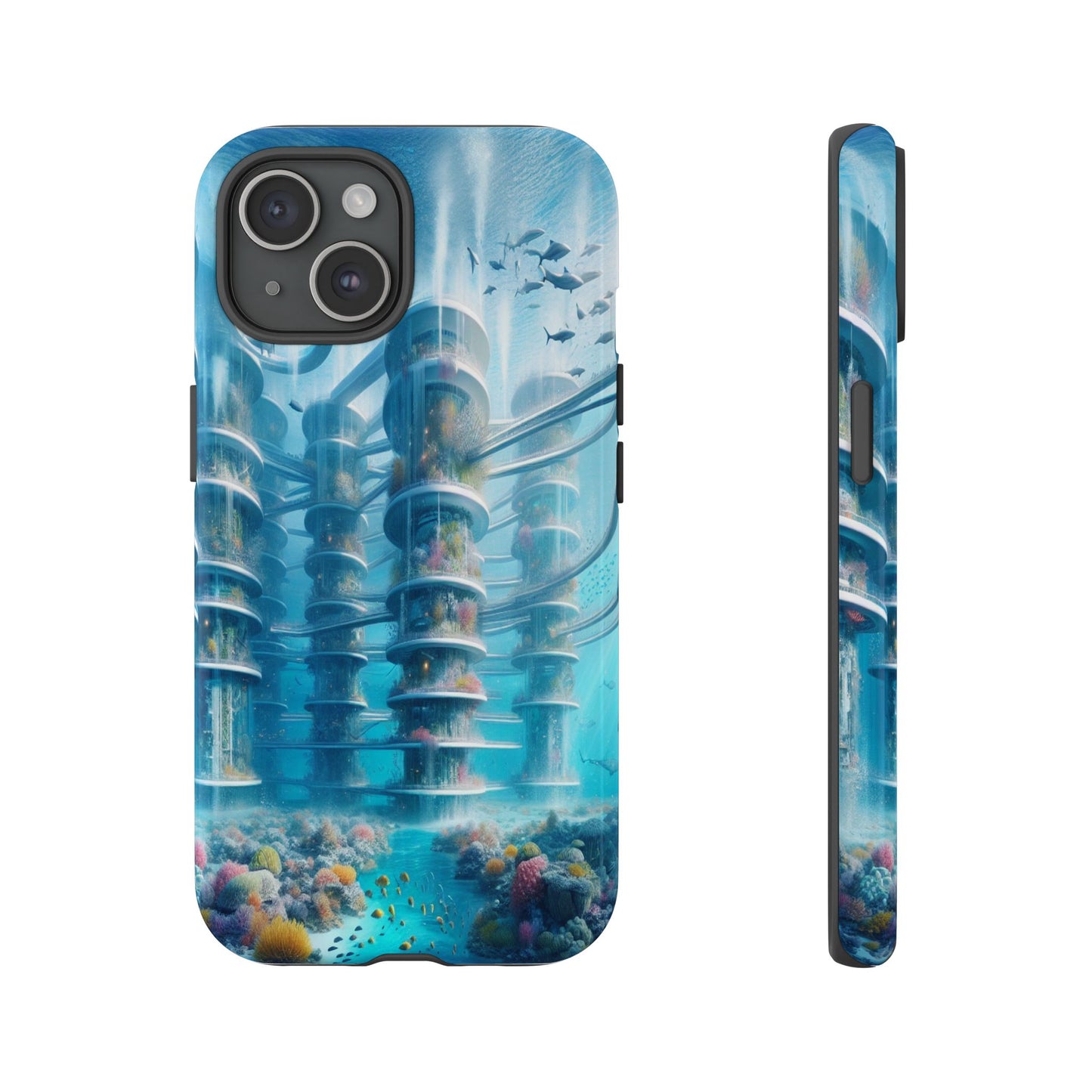 Custom ProtectiveUnderwater Oasis OdysseyIphone Case Compatible With Iphone 16 15 14 - Phone Cover