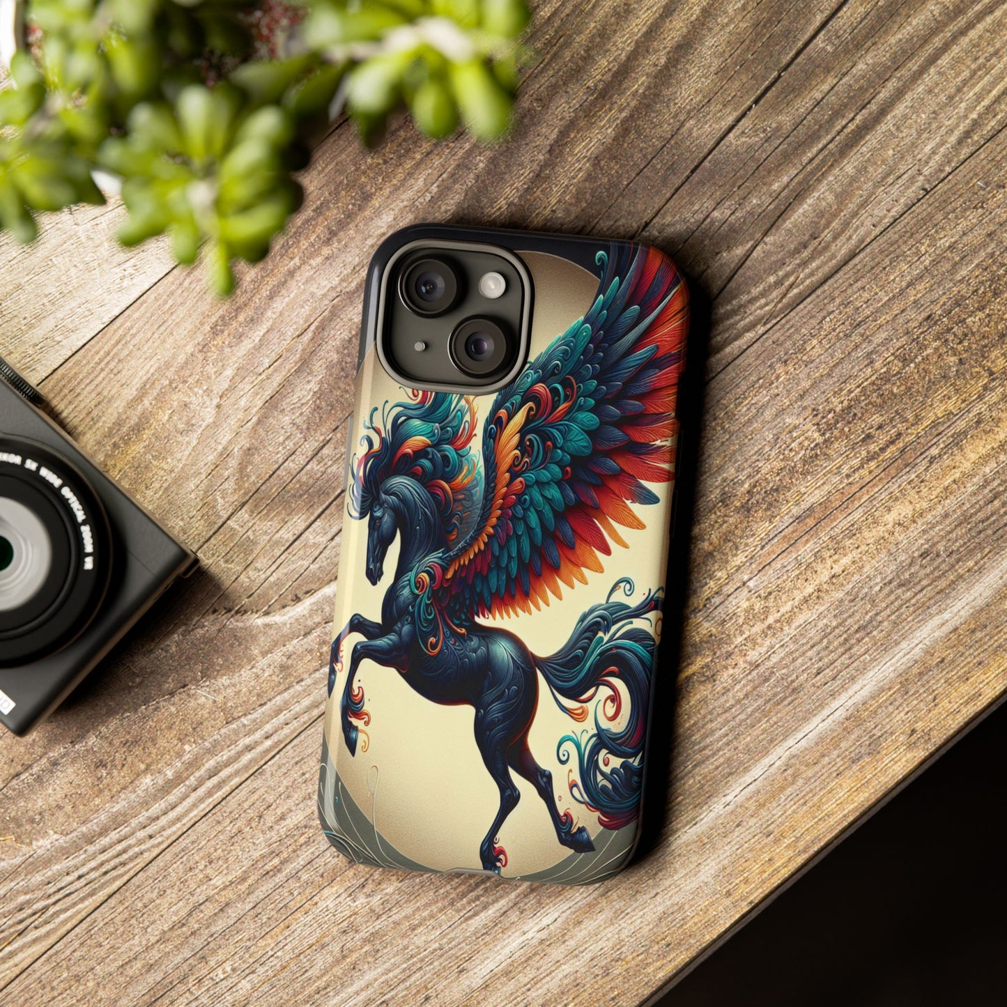 Winged Fantasy in Motion - Phone Case