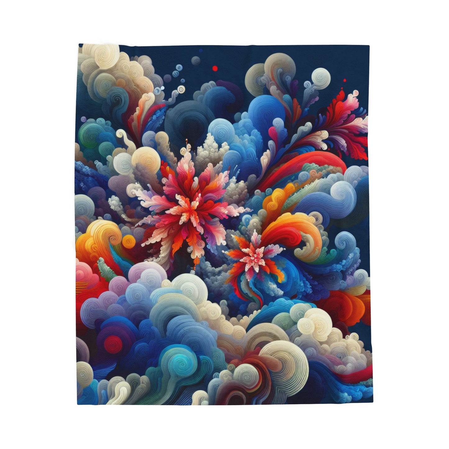 Burst of Creativity - Plush Blanket