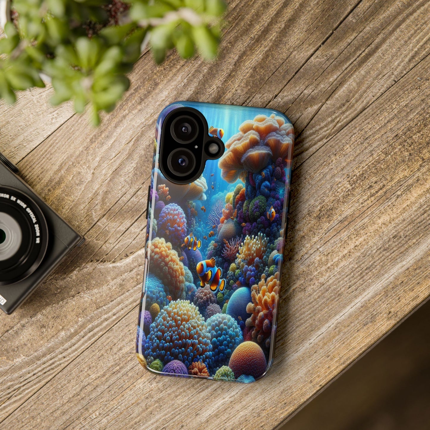 Custom ProtectiveUnderwater Paradise Alive with ColorIphone Case Compatible With Iphone 16 15 14 - Phone Cover
