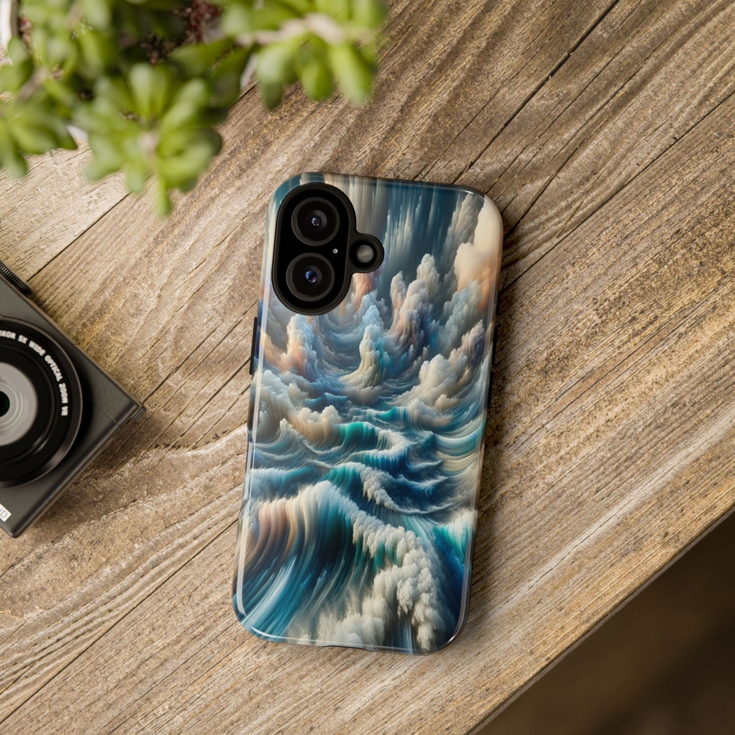 Waves of Clouded Light - Phone Case