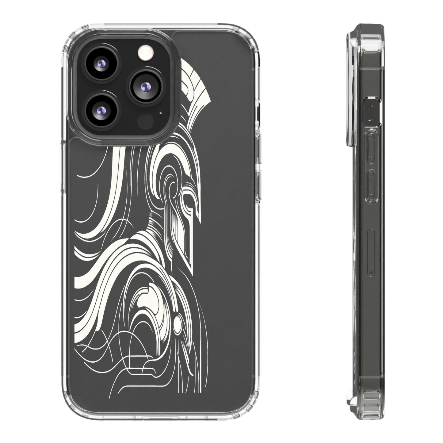 Transparent Timeless Sentinel Iphone Case Compatible With Iphone 16 15 14 - Clear Phone Cover