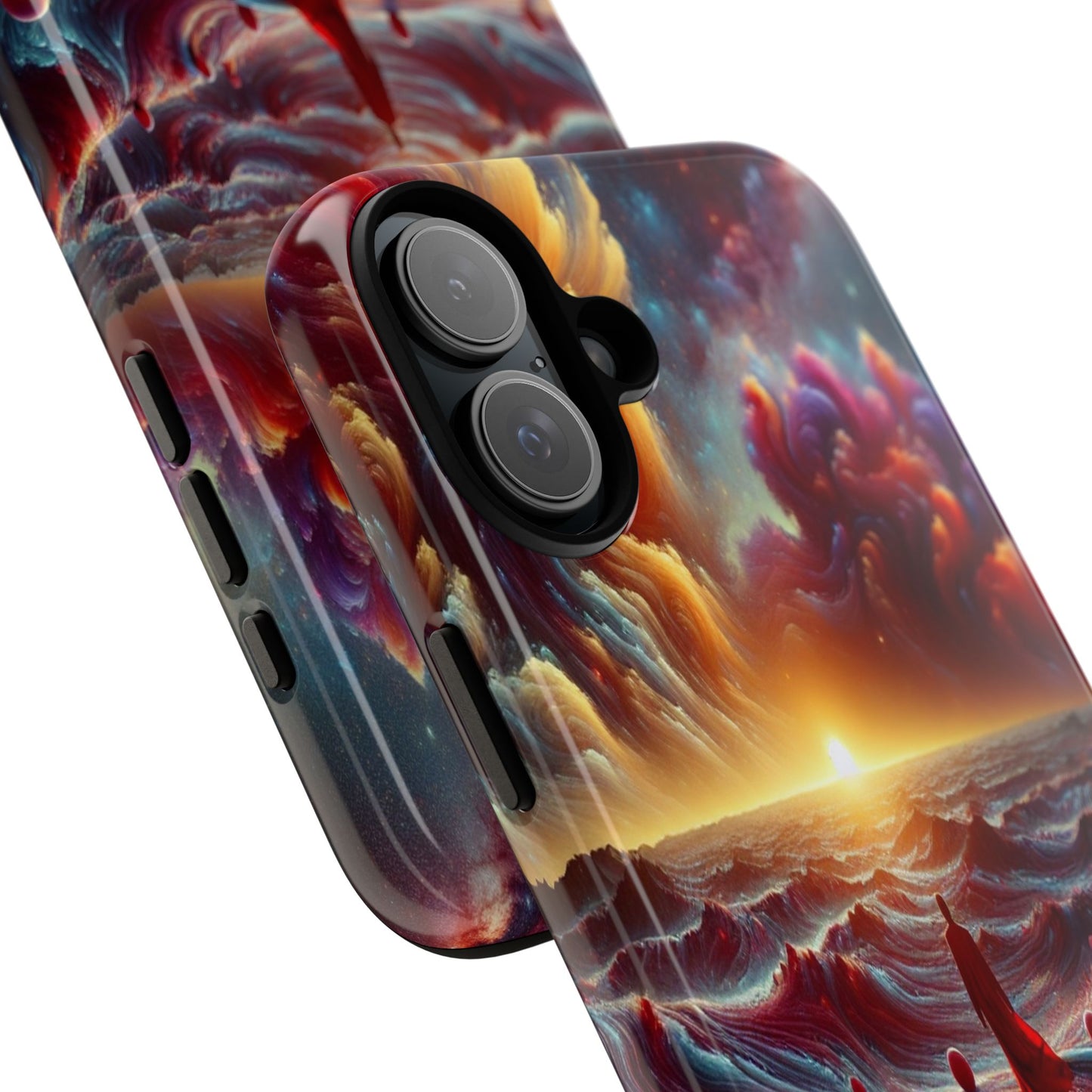 Journey Through Celestial Waves - Phone Case