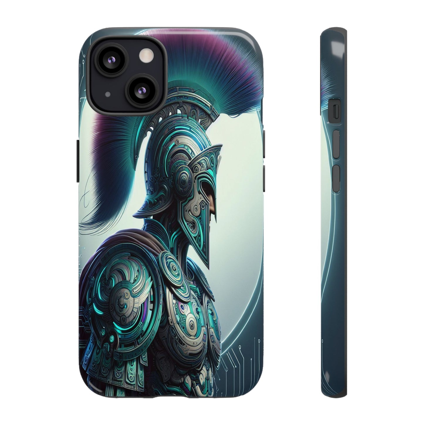 Custom ProtectiveGuardian of the Digital RealmIphone Case Compatible With Iphone 16 15 14 - Phone Cover