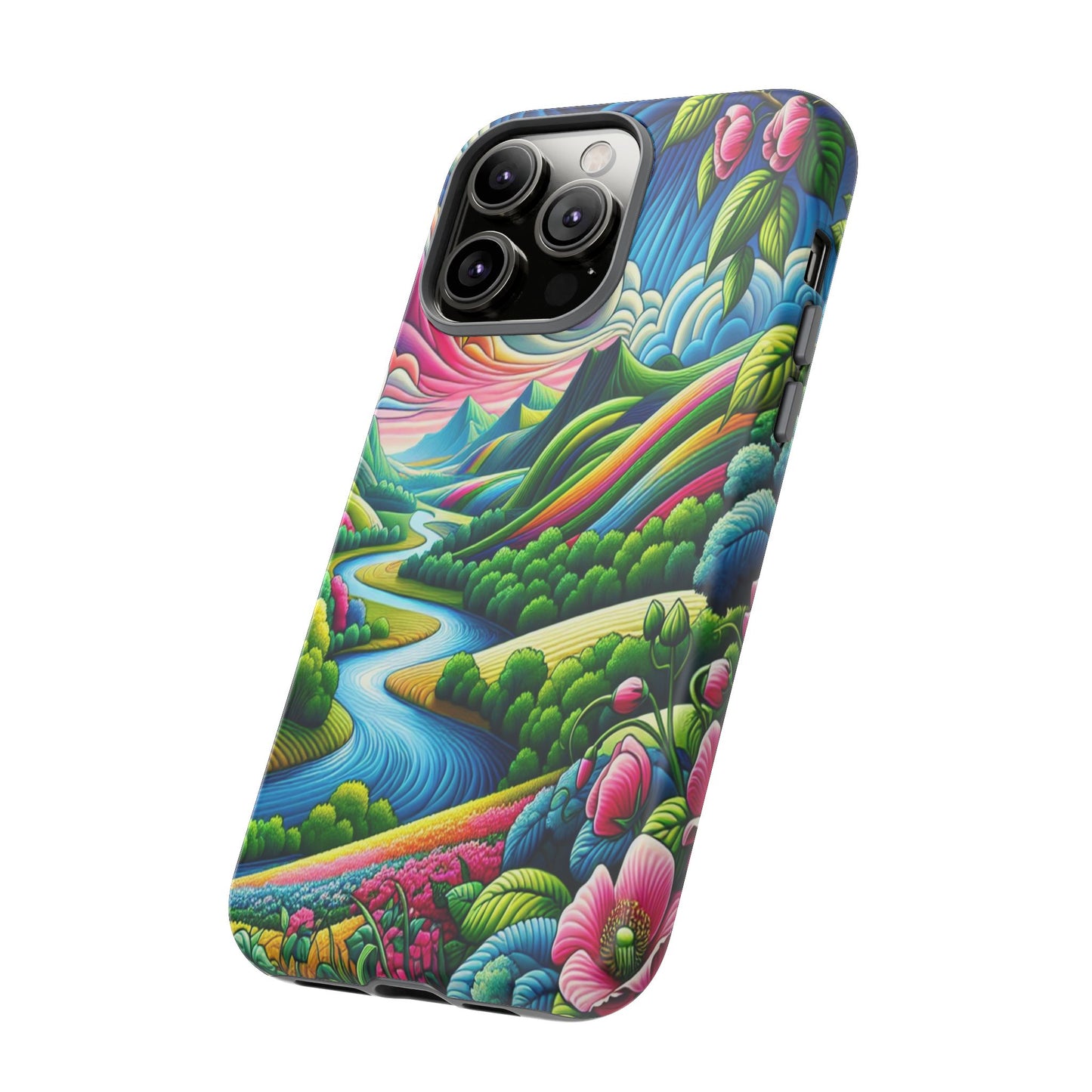 Colorful Landscape Fantasy - Phone Case