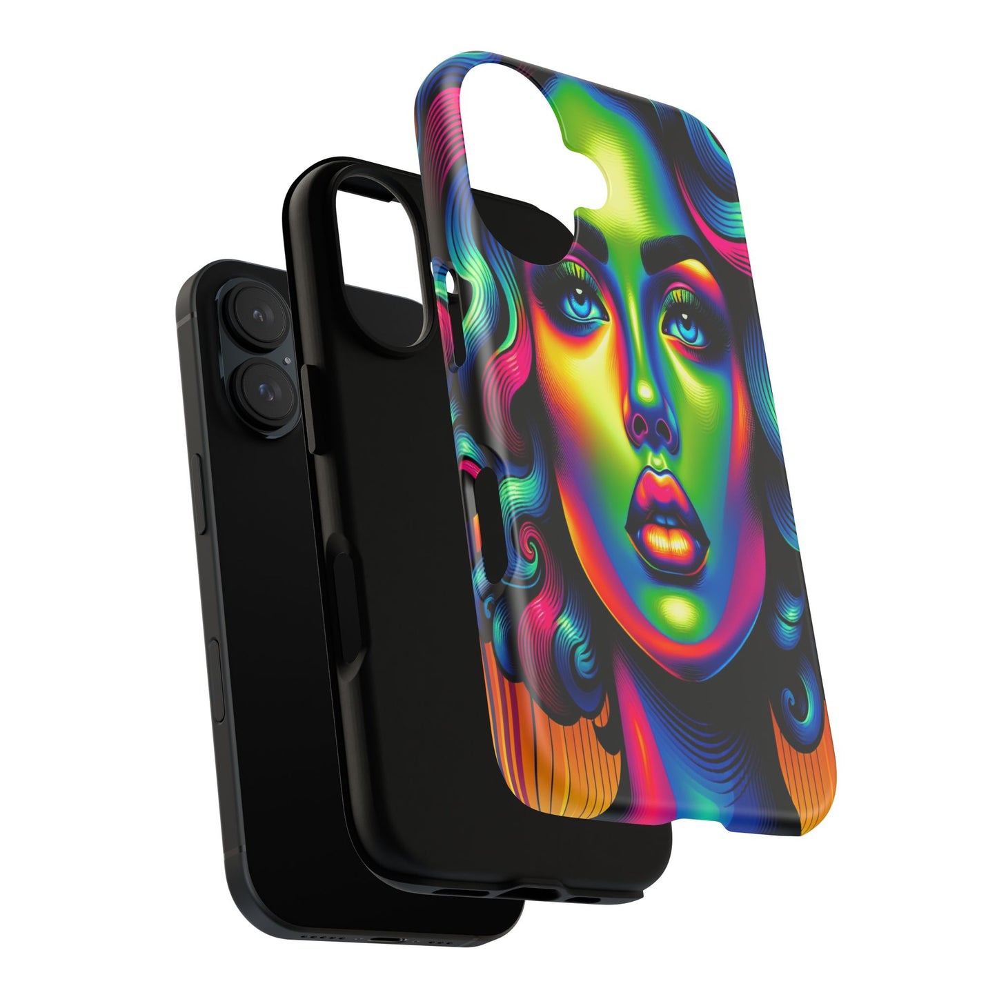 Custom Protective Spectrum Radiance Iphone Case Compatible With Iphone 16 15 14 - Phone Cover