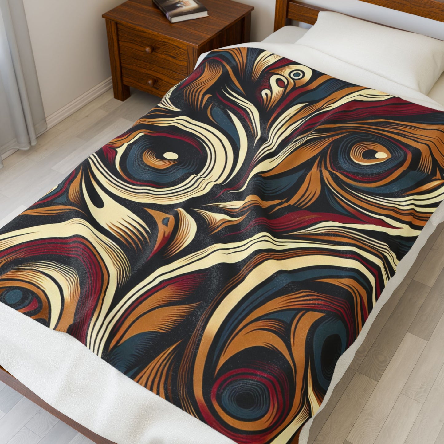 Mysterious Swirls - Plush Blanket