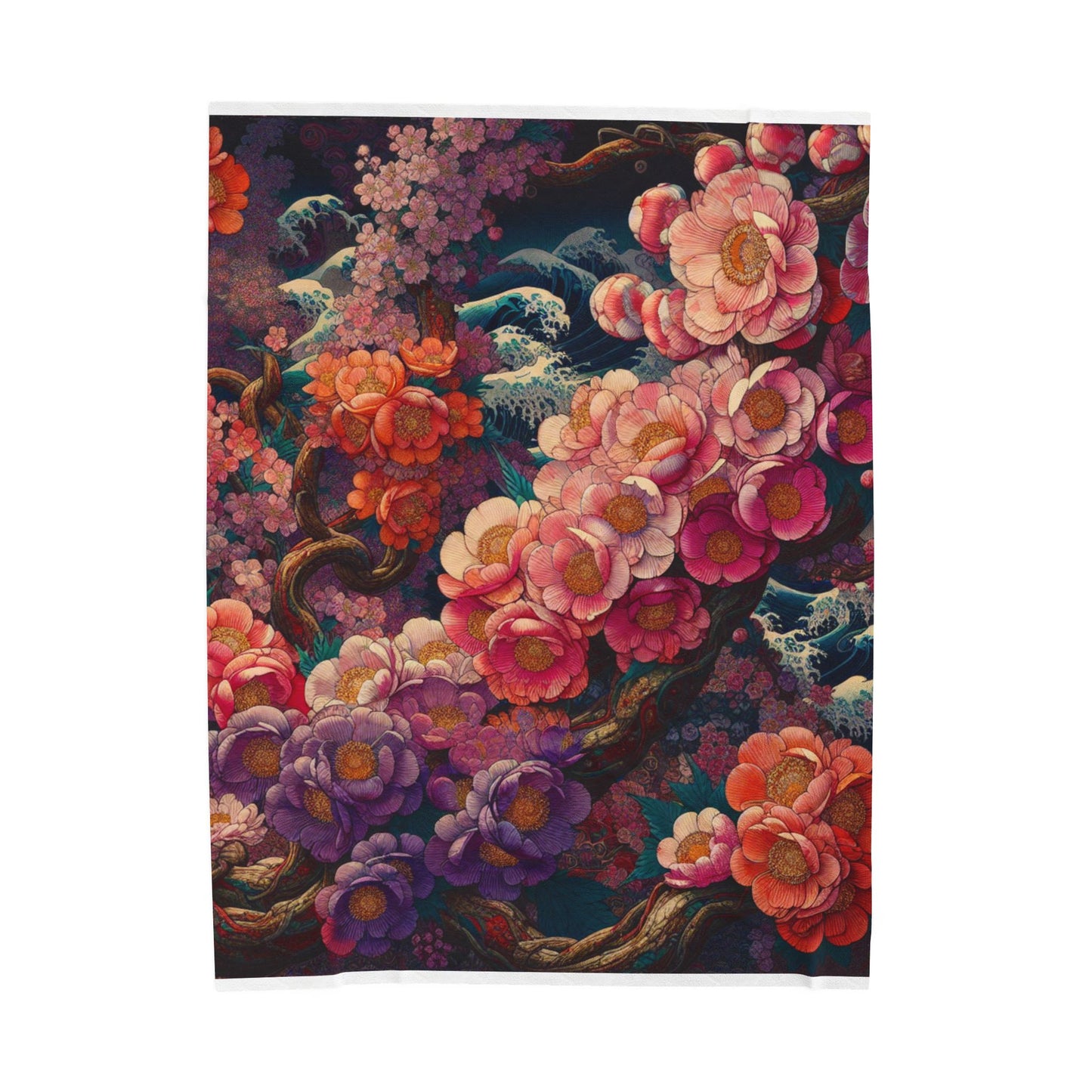 Floral Renaissance - Plush Blanket