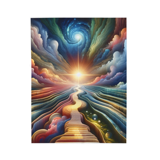 Pathway to Infinity - Plush Blanket
