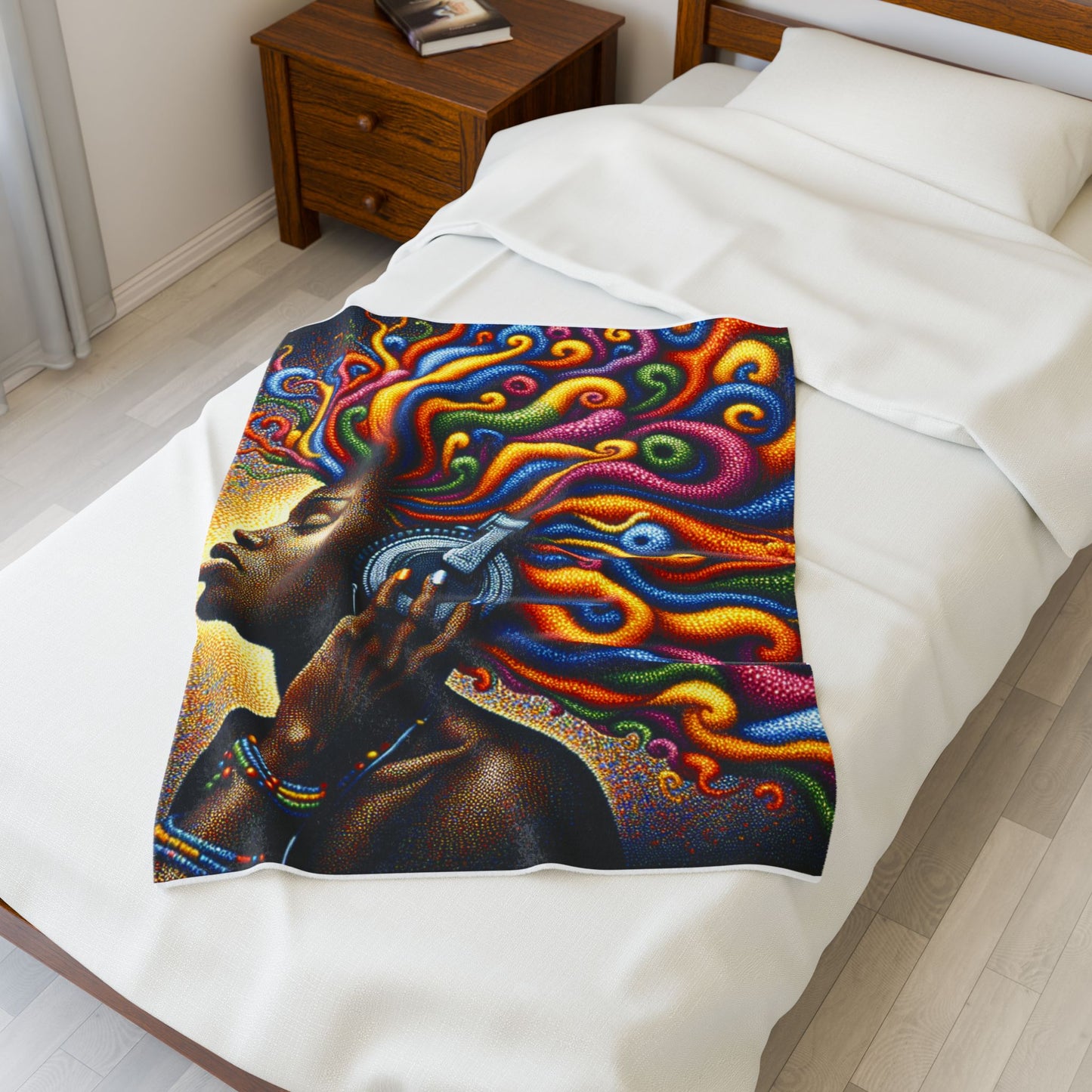 Harmony of Sound and Spirit - Plush Blanket