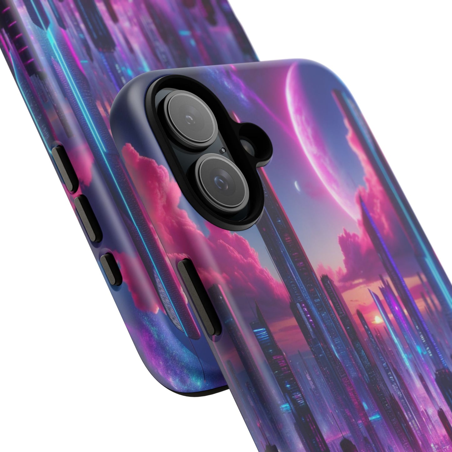 Futuristic Skyline Fantasy - Phone Case