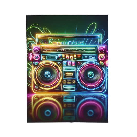 Boom Box Reverie - Plush Blanket