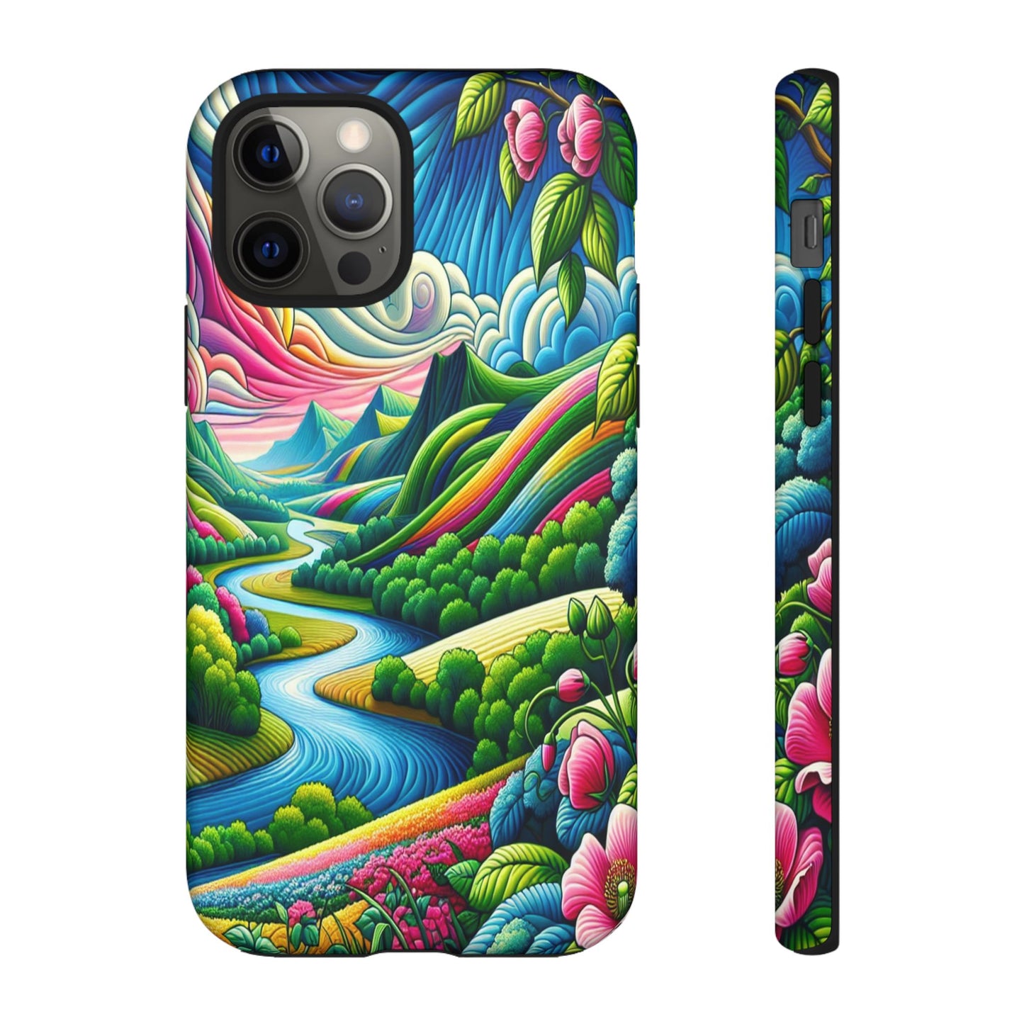 Colorful Landscape Fantasy - Phone Case