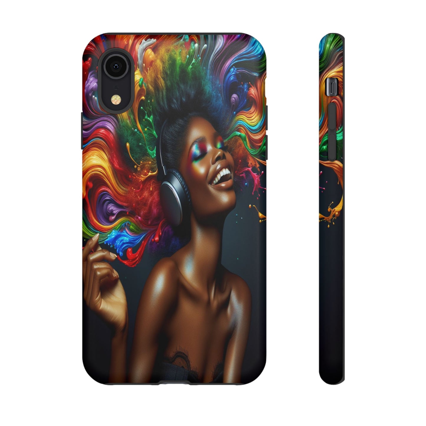 Protective Colorful Rhythms Iphone Case Compatible With Iphone 16 15 14 - Phone Cover