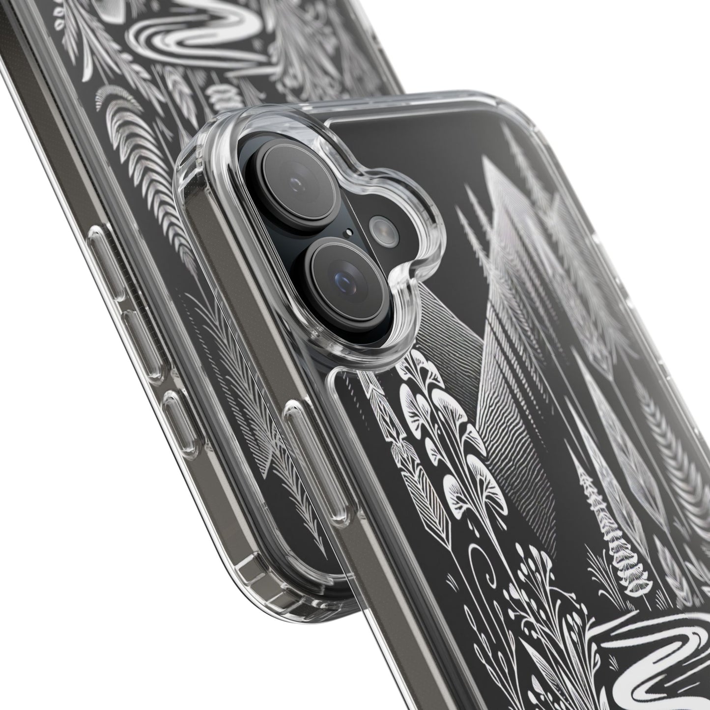 Transparent Alpine Wilderness Pathways Iphone Case Compatible With Iphone 16 15 14 - Clear Phone Cover