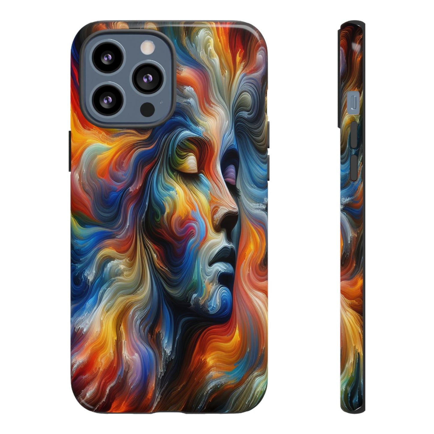 Custom Protective Whirlwind of Colors Iphone Case Compatible With Iphone 16 15 14 - Phone Cover