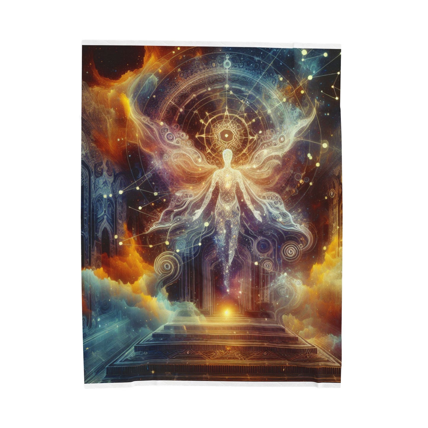 Celestial Awakening - Plush Blanket