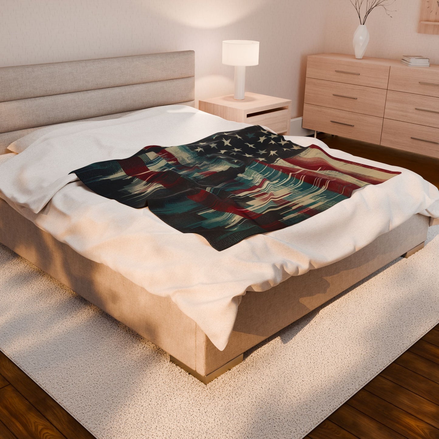 American Pulse- Plush Blanket