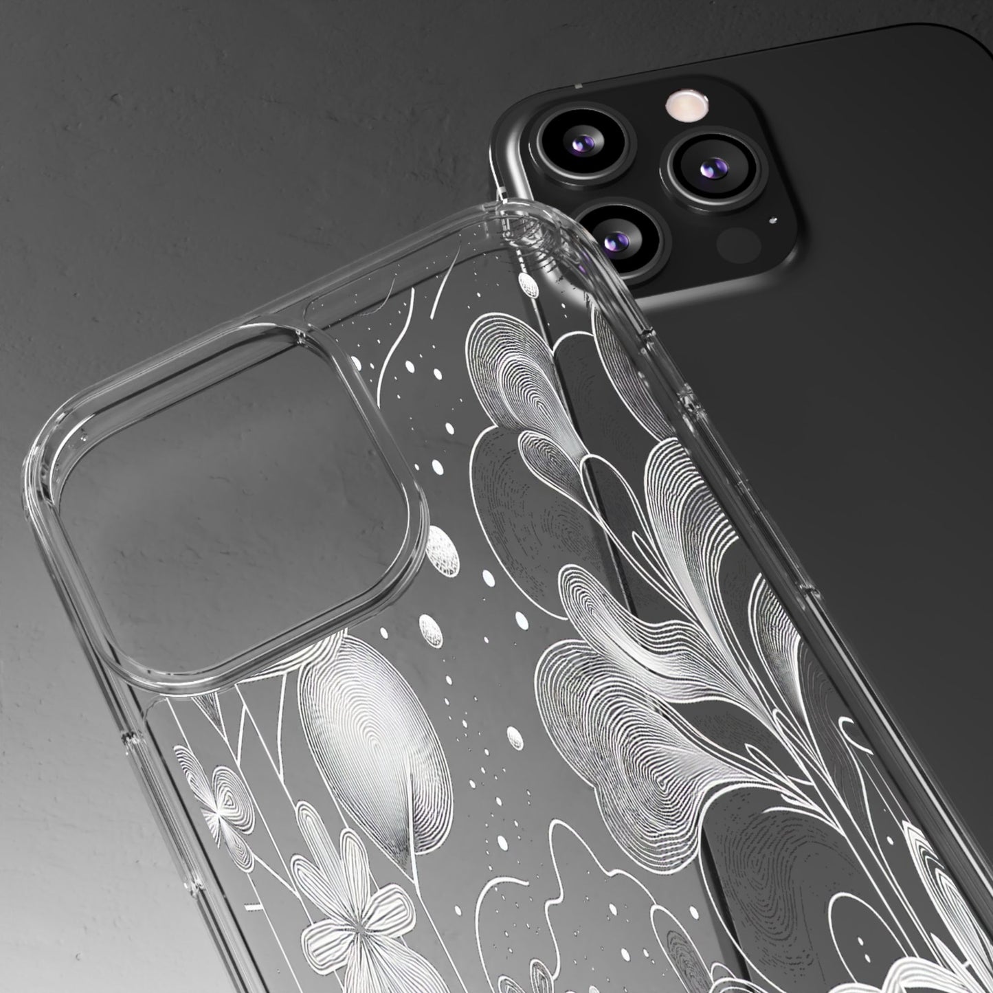 Transparent Pathway to Imagination Iphone Case Compatible With Iphone 16 15 14 - Clear Phone Cover