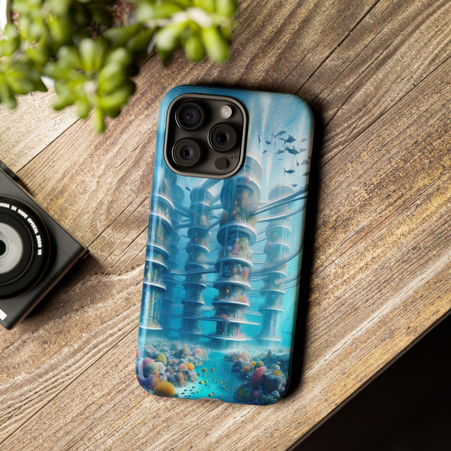 Custom ProtectiveUnderwater Oasis OdysseyIphone Case Compatible With Iphone 16 15 14 - Phone Cover