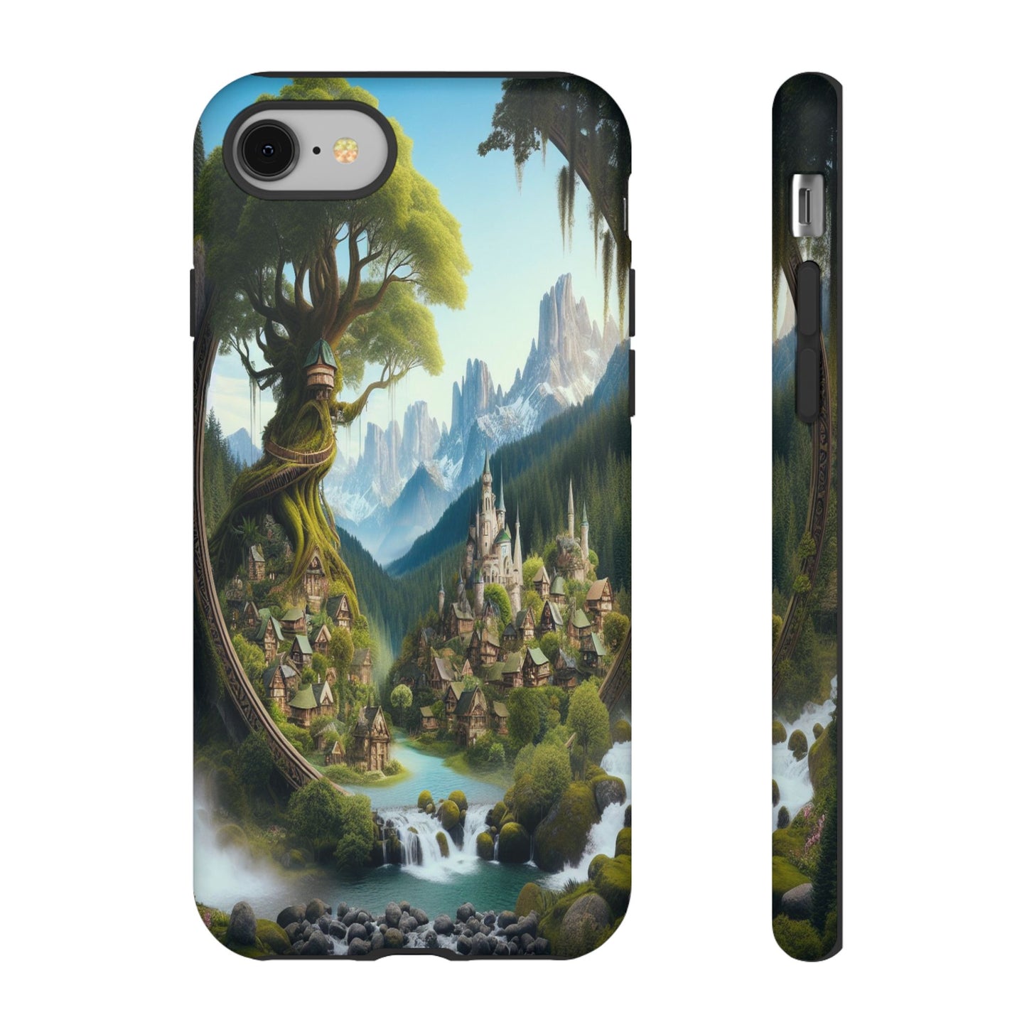 Protective Whimsical Village Retreat Iphone Case Compatible With Iphone 16 15 14 - Phone Cover