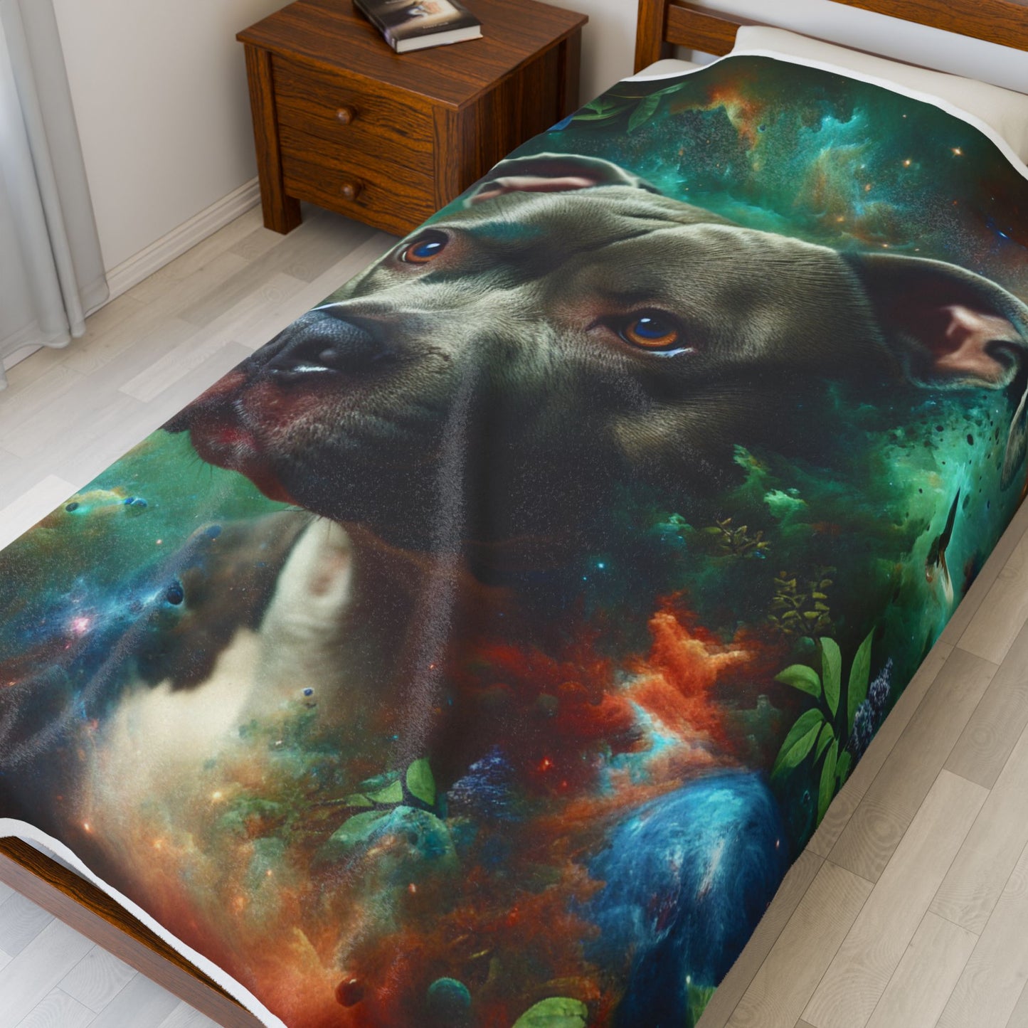 Canine Amongst the Stars- Plush Blanket