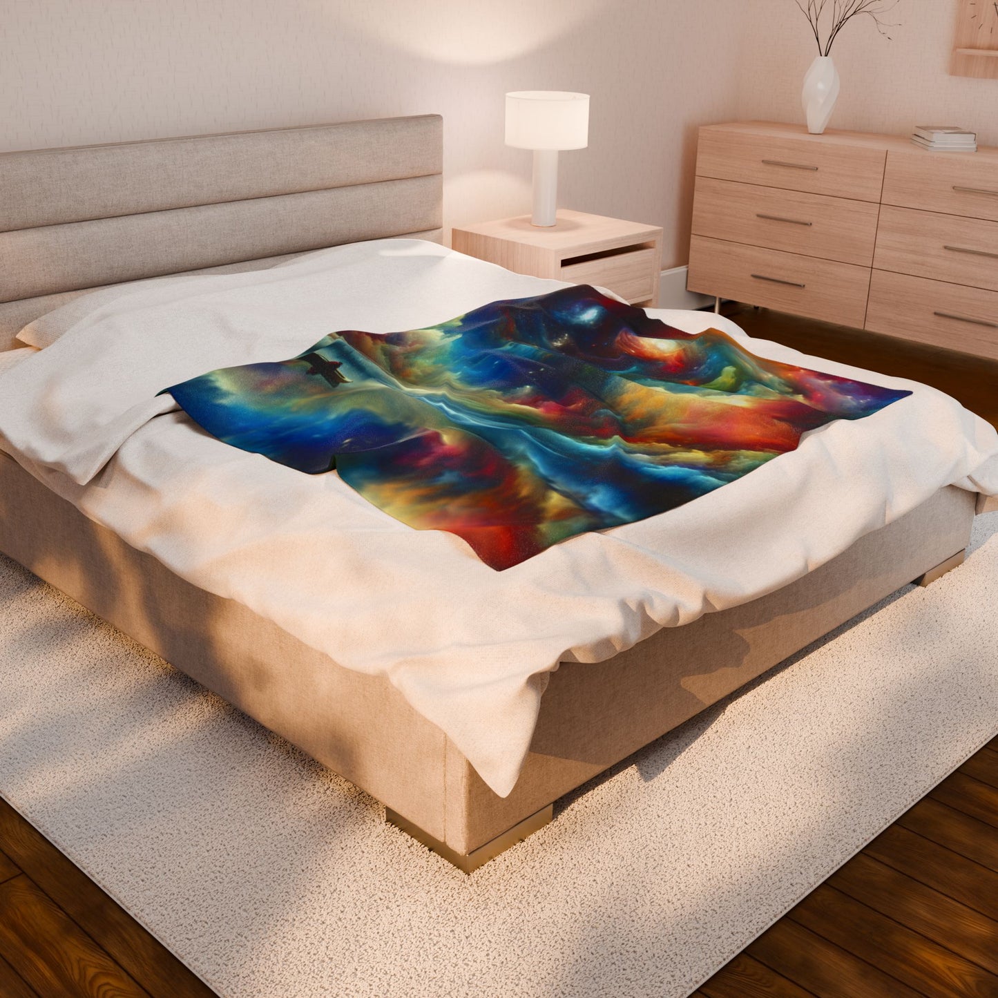 Celestial Odyssey - Plush Blanket