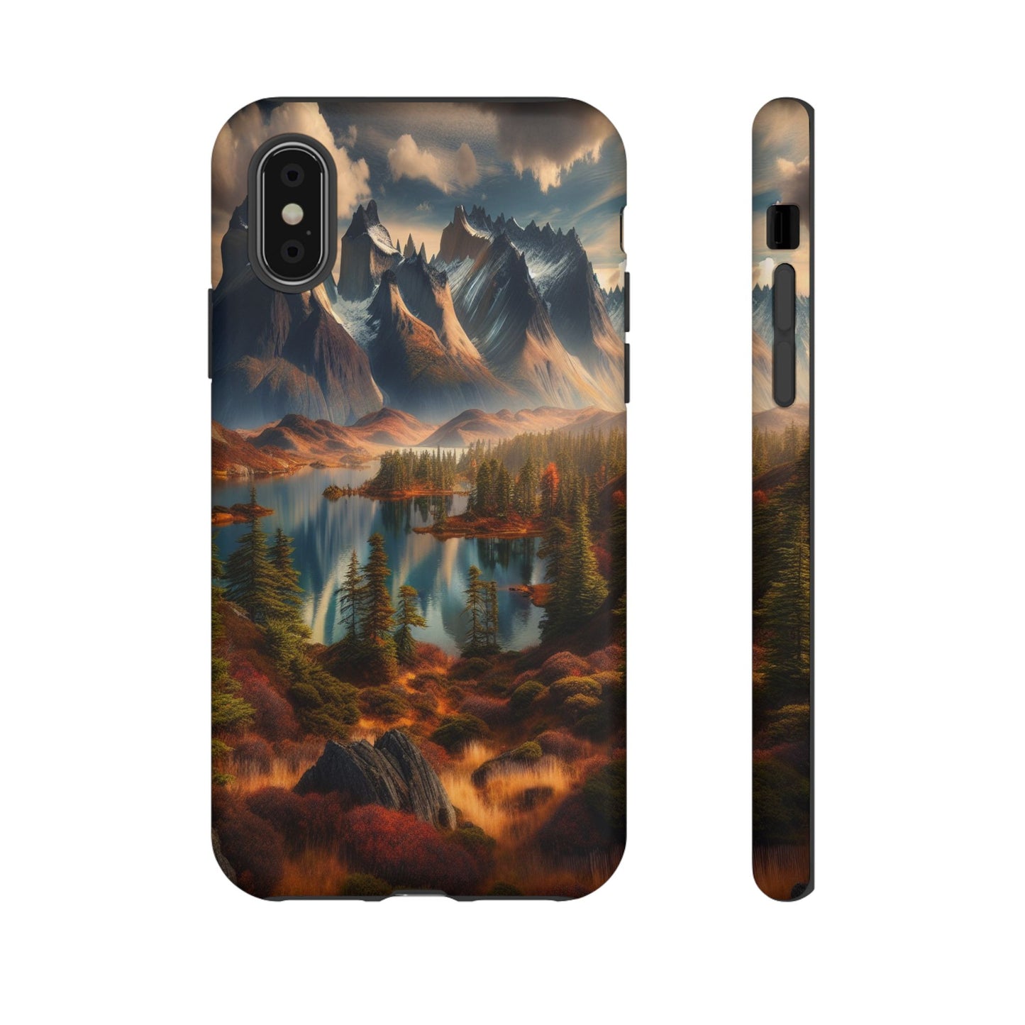 Custom ProtectiveMajestic Peaks and Tranquil WatersIphone Case Compatible With Iphone 16 15 14 - Phone Cover