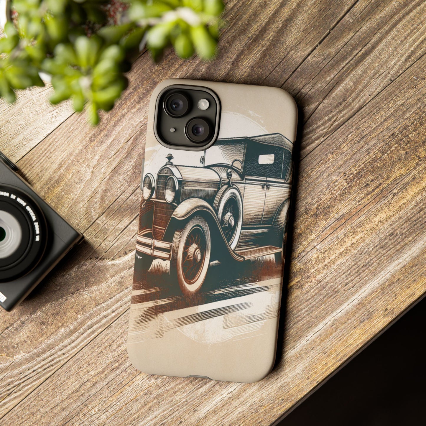 Vintage Wheels in Motion - Phone Case