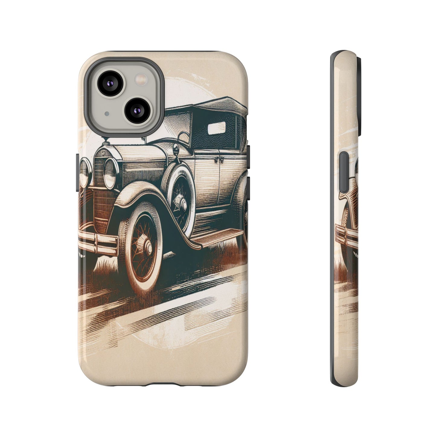 Vintage Wheels in Motion - Phone Case