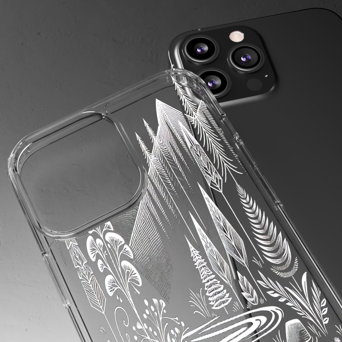 Transparent Alpine Wilderness Pathways Iphone Case Compatible With Iphone 16 15 14 - Clear Phone Cover
