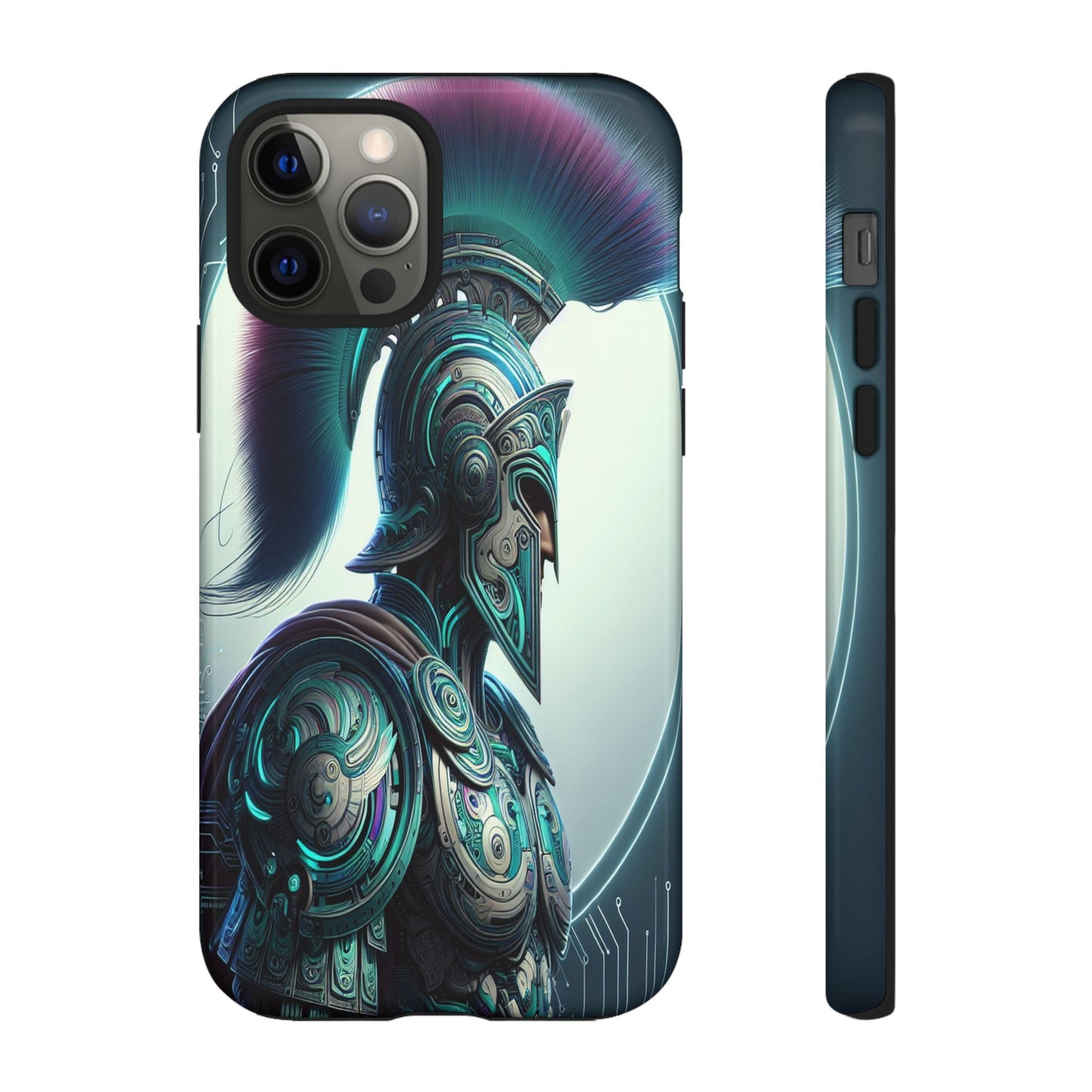 Custom ProtectiveGuardian of the Digital RealmIphone Case Compatible With Iphone 16 15 14 - Phone Cover