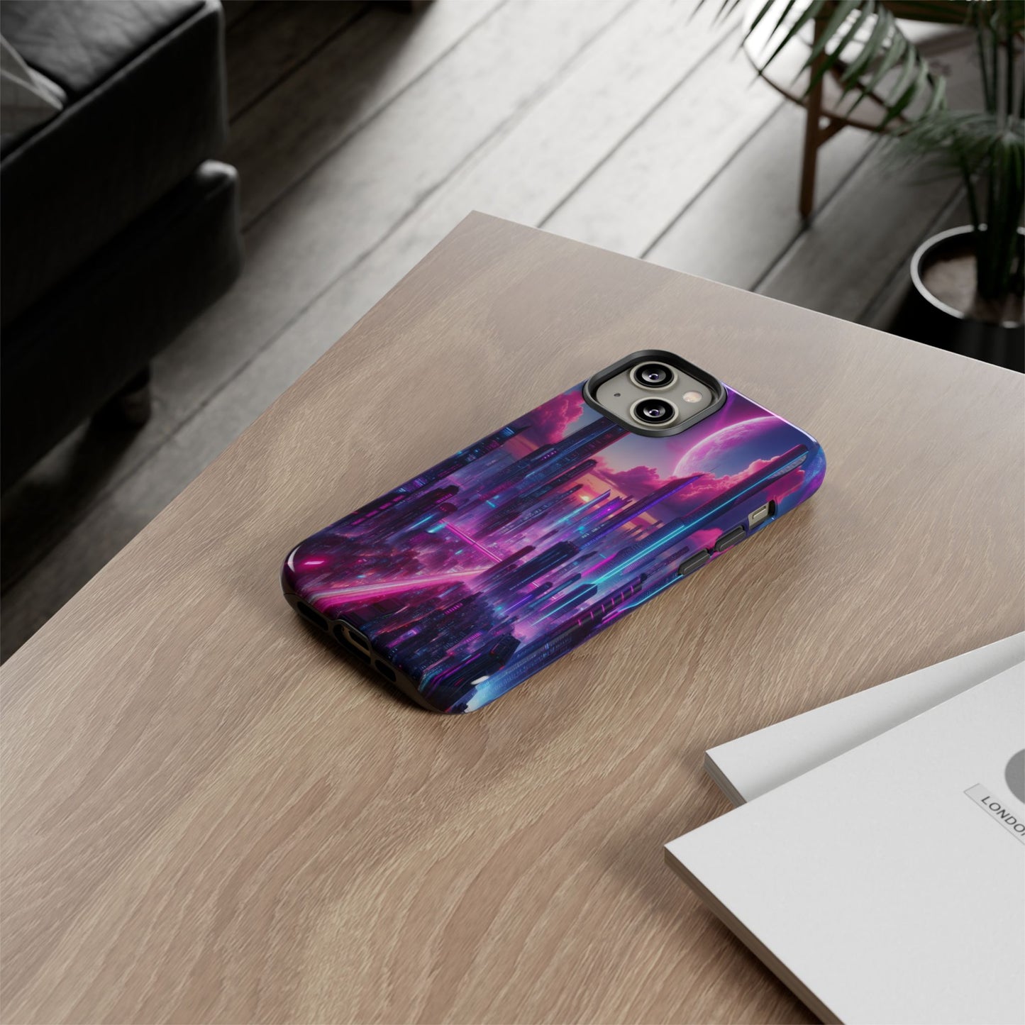 Futuristic Skyline Fantasy - Phone Case