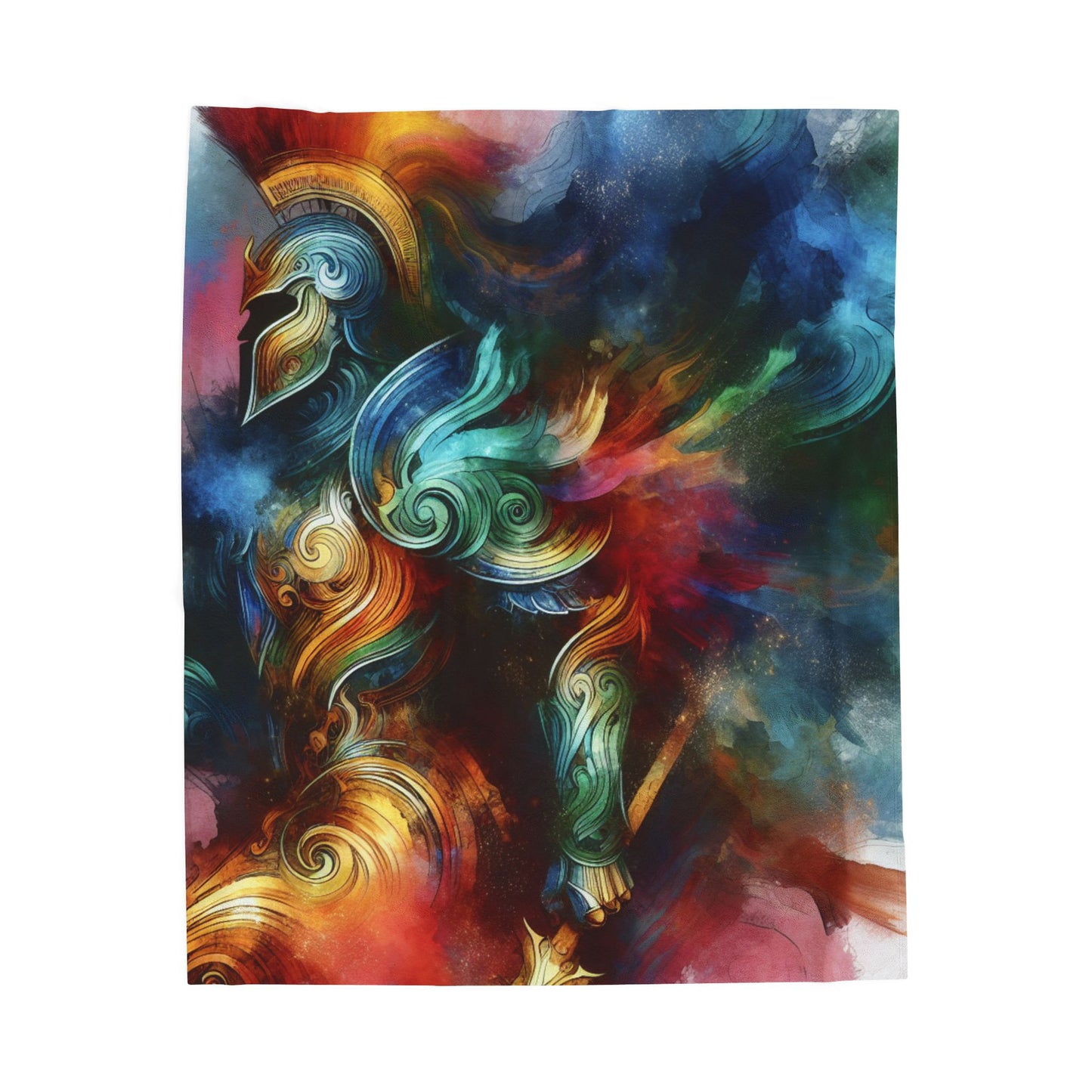 Knight of the Chromatic Realm - Plush Blanket