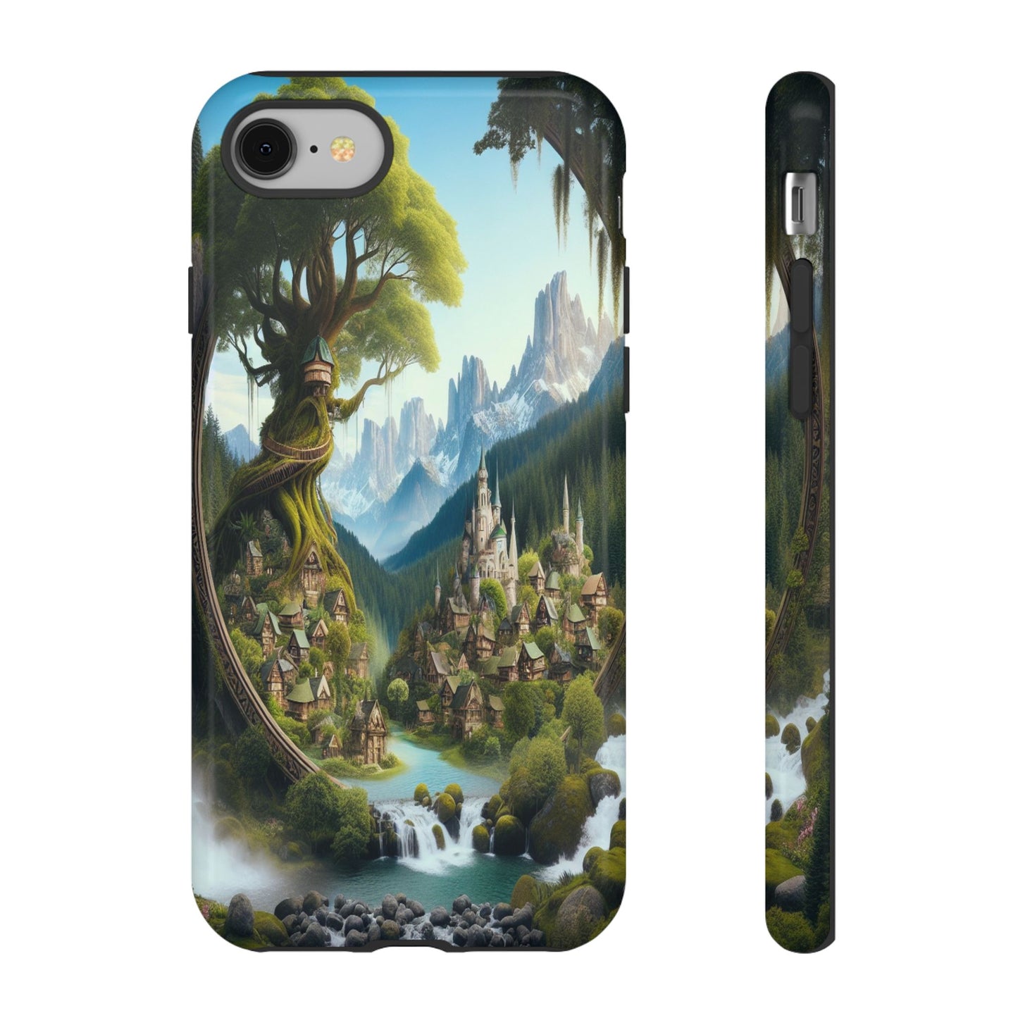 Protective Whimsical Village Retreat Iphone Case Compatible With Iphone 16 15 14 - Phone Cover