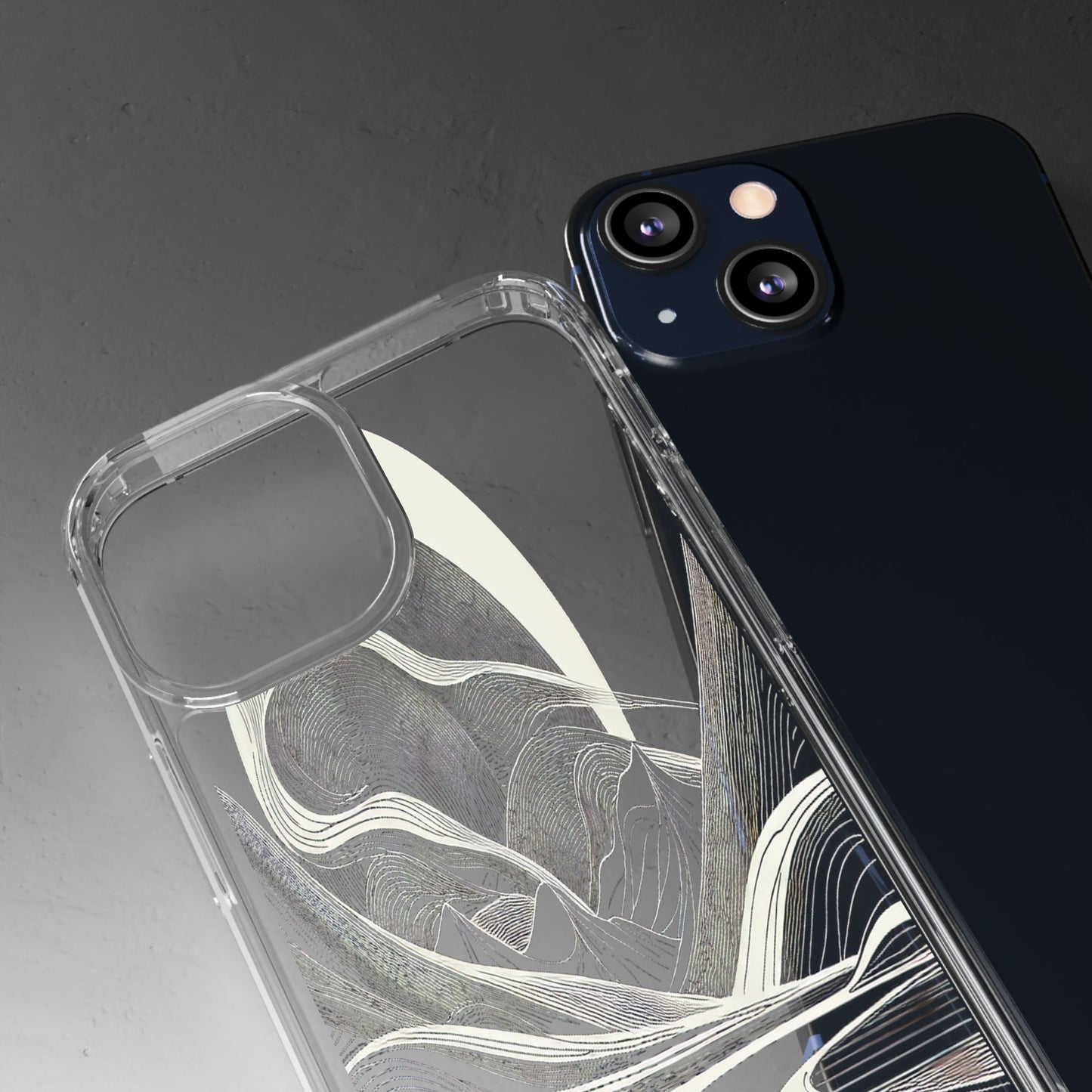 Journey Through the Curves - Clear Phone Case