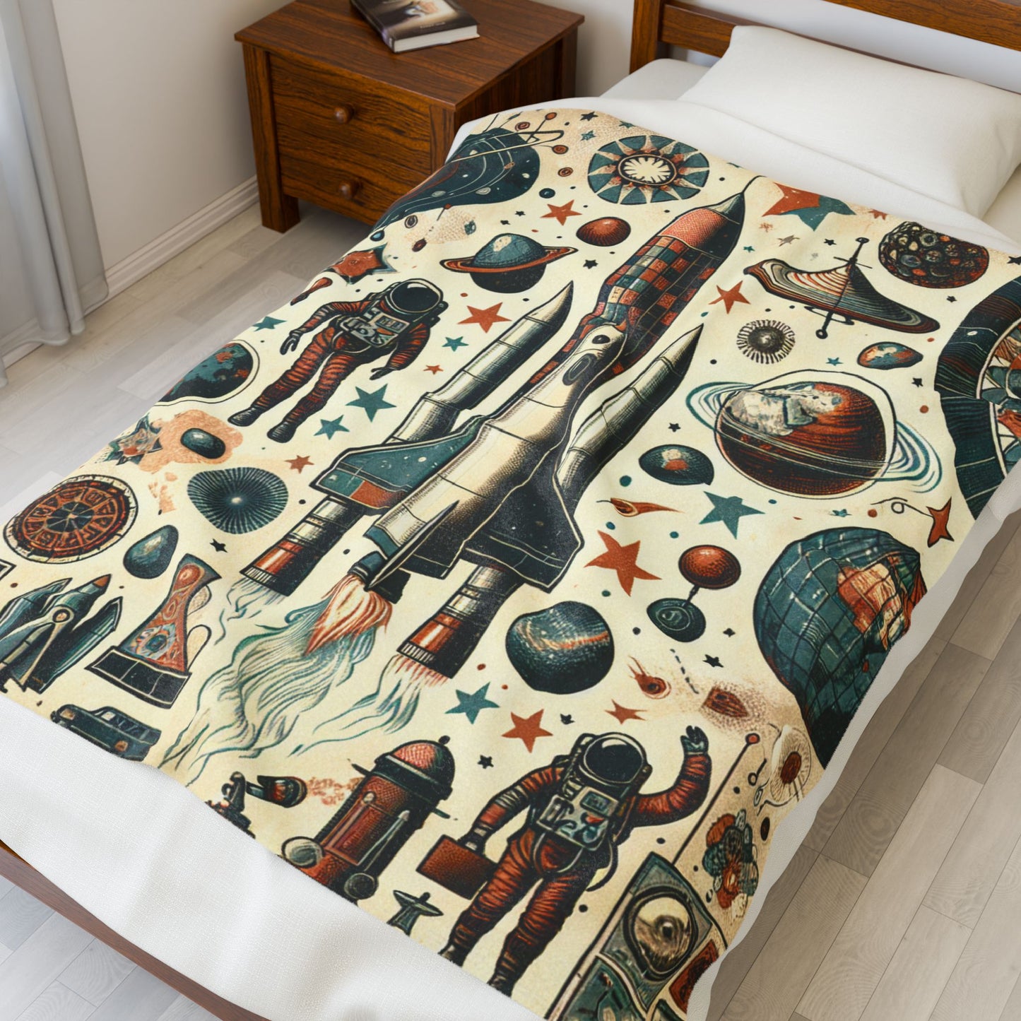 Space Expedition Mystique - Plush Blanket