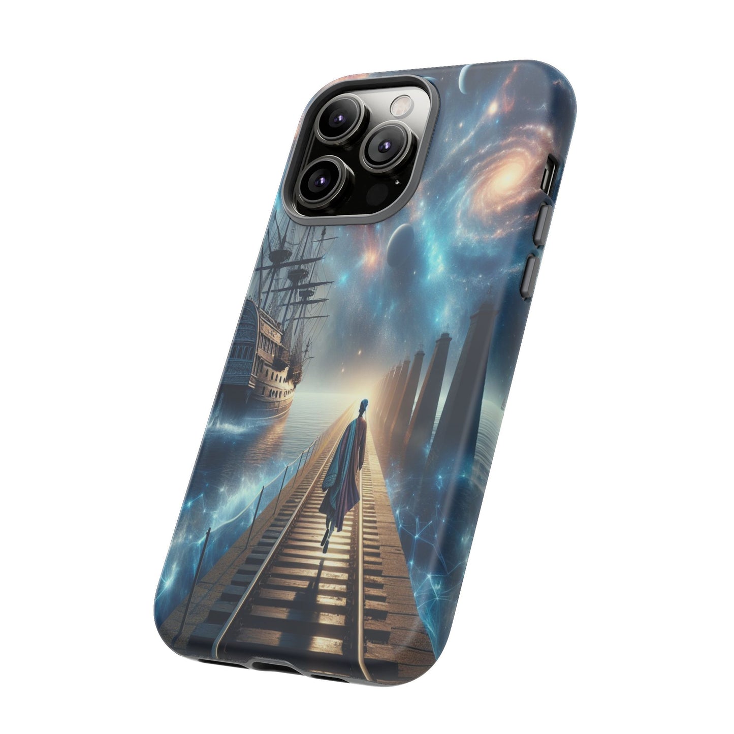 Protective Journey Through the Stars Iphone Case Compatible With Iphone 16 15 14 - Phone Cover