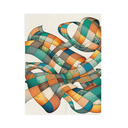 Ribbon Tapestry Dance - Plush Blanket