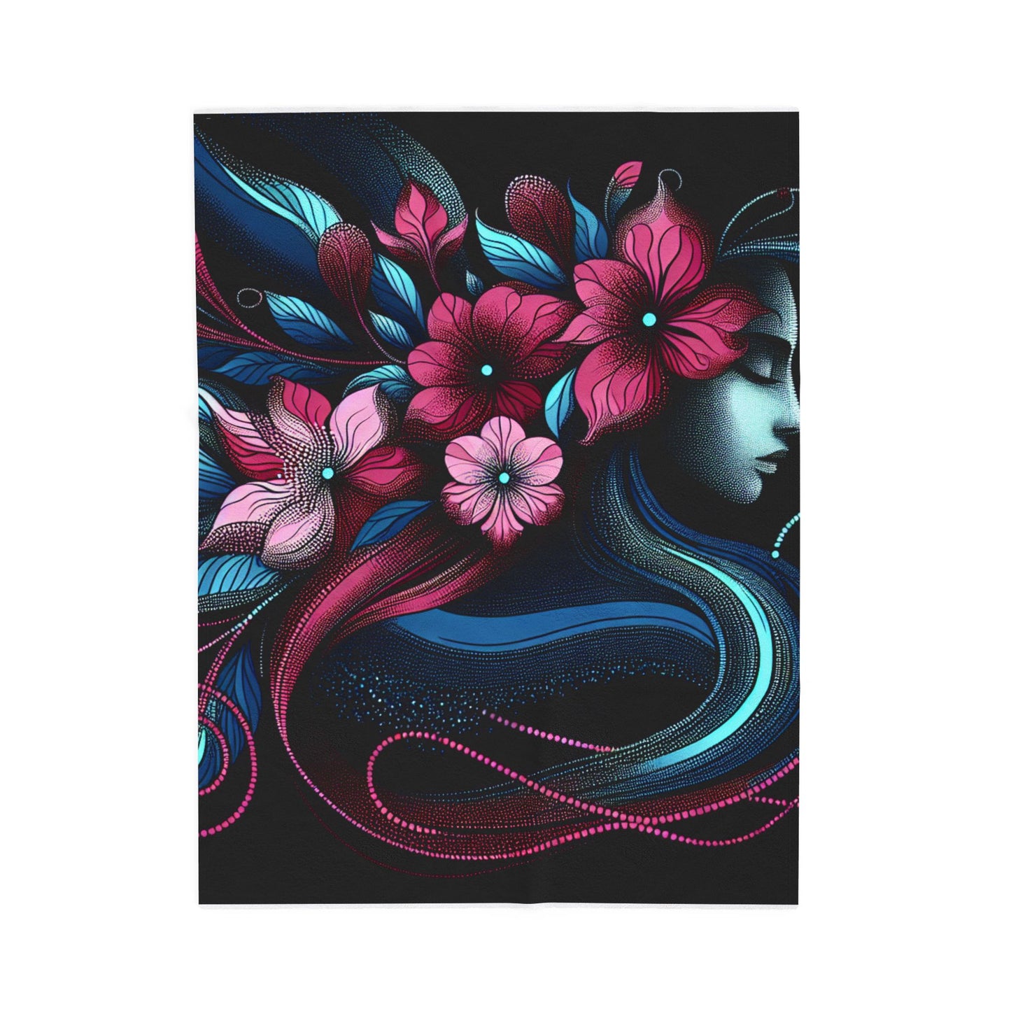 Elegance in Motion - Plush Blanket