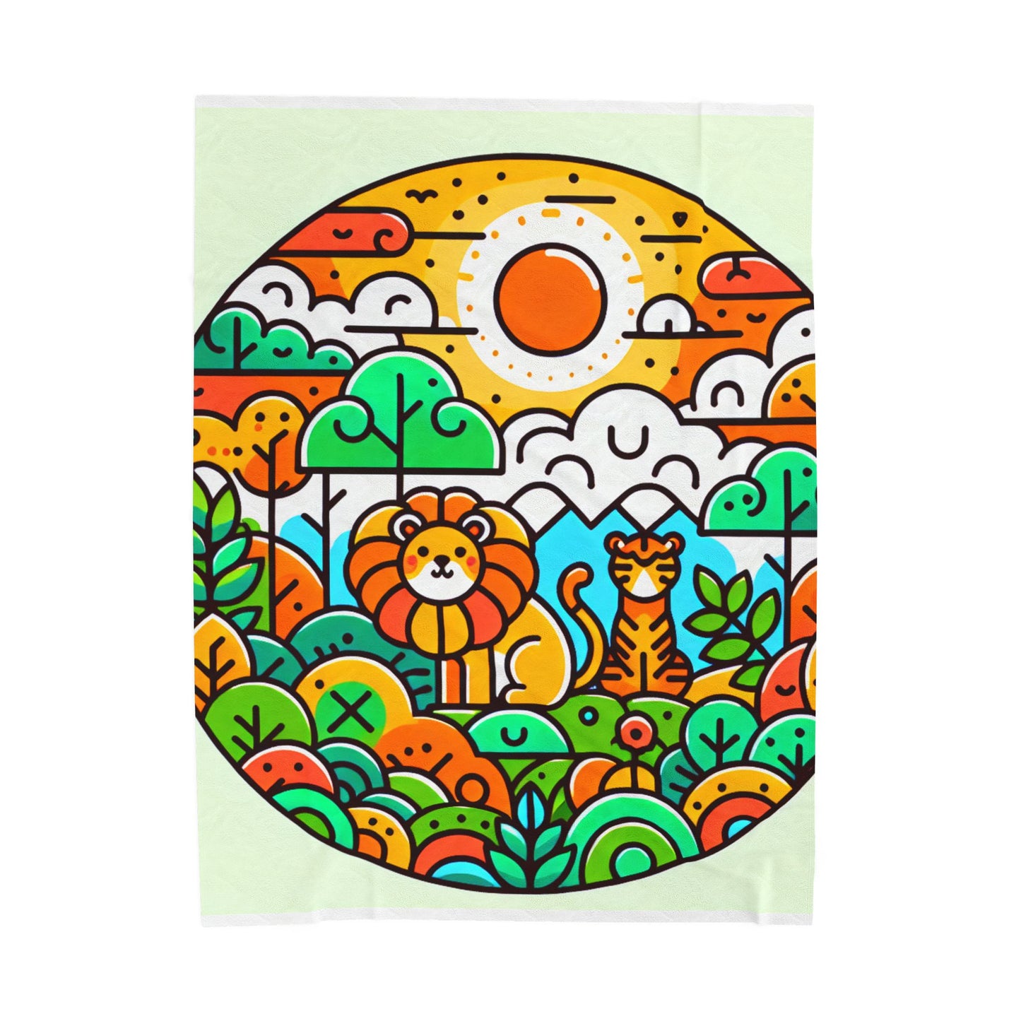 Jungle Wonders - Plush Blanket