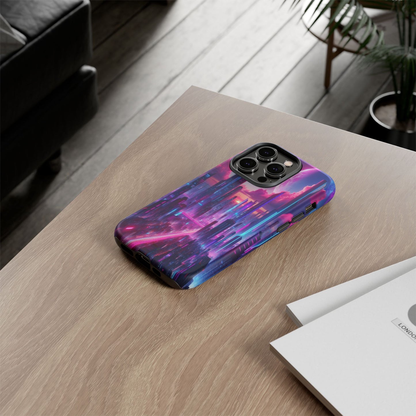 Futuristic Skyline Fantasy - Phone Case