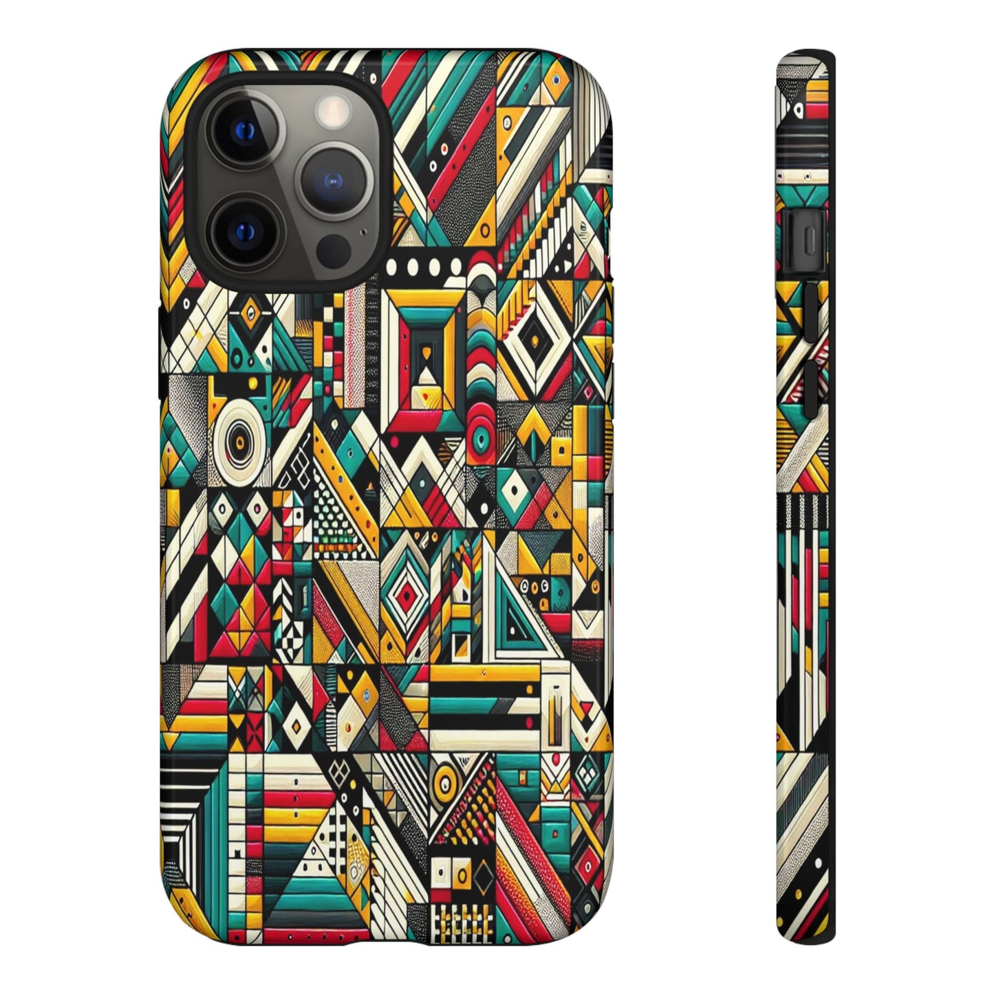 Custom ProtectiveGeometric KaleidoscopeIphone Case Compatible With Iphone 16 15 14 - Phone Cover