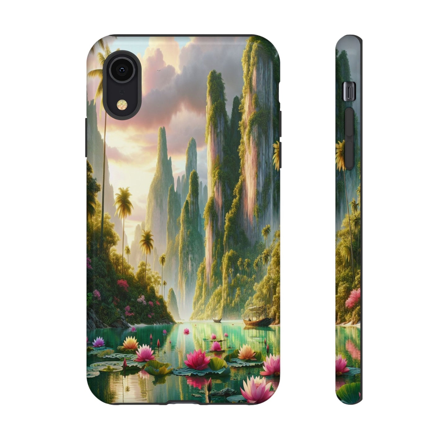 Custom Protective Tropical Oasis Vista Iphone Case Compatible With Iphone 16 15 14 - Phone Cover
