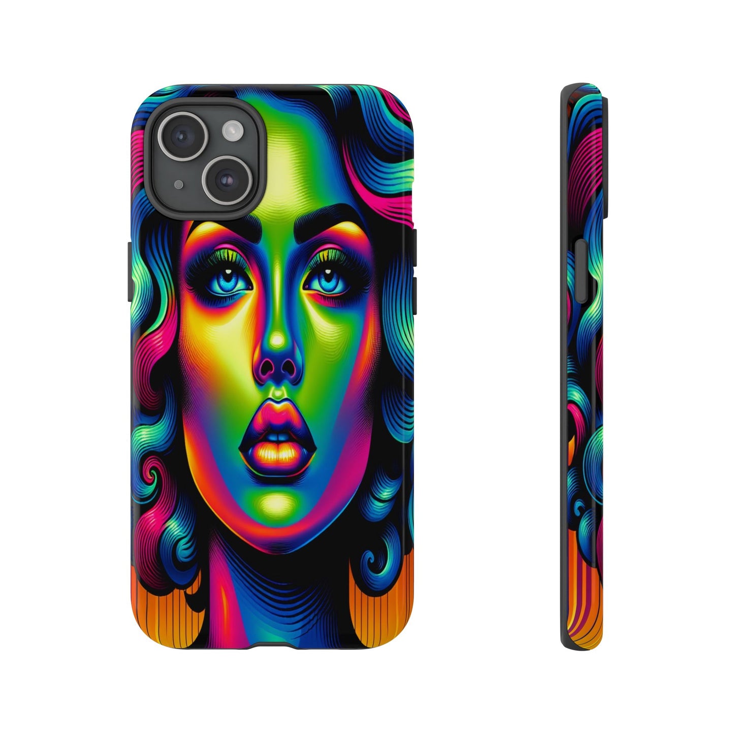 Custom Protective Spectrum Radiance Iphone Case Compatible With Iphone 16 15 14 - Phone Cover