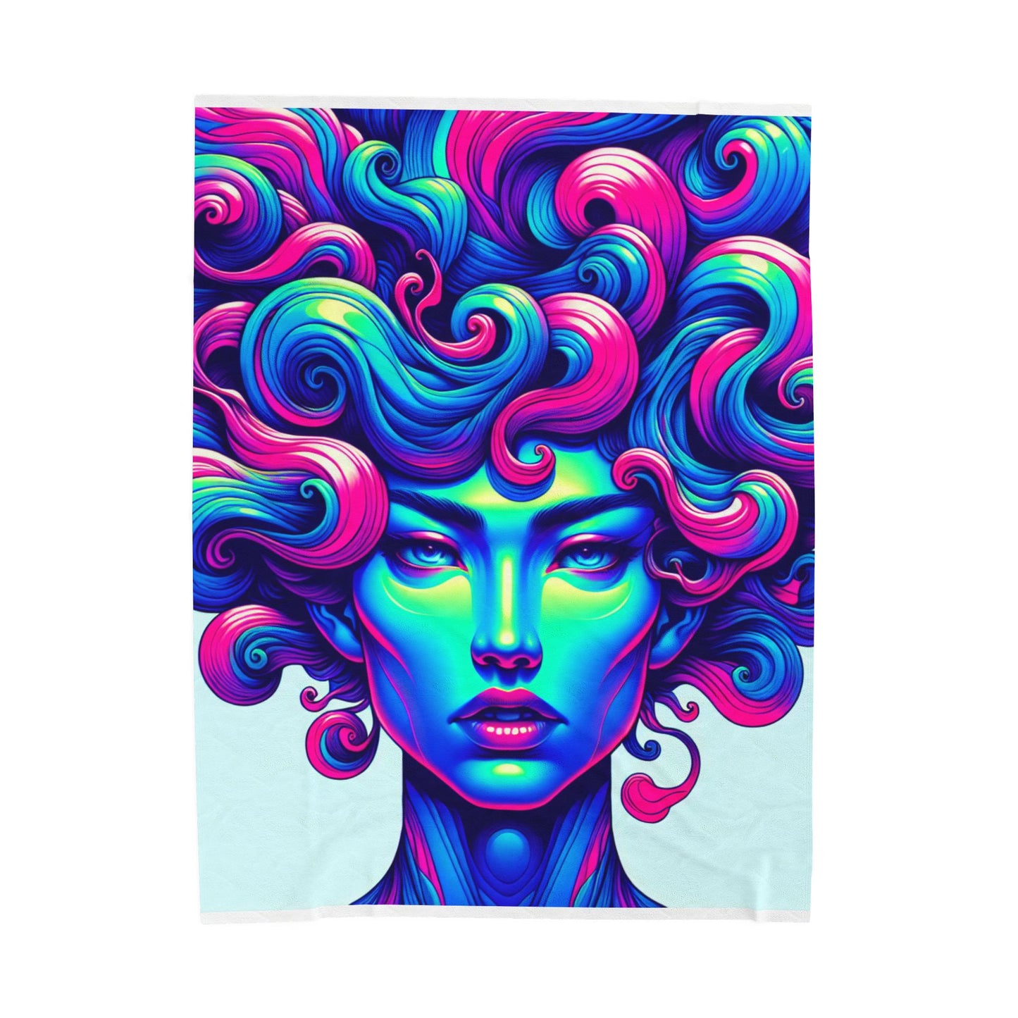 Enigmatic Expression - Plush Blanket