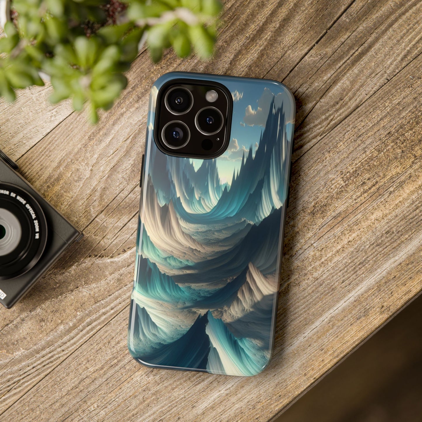 Whispering Peaks of Imagination - Phone Case
